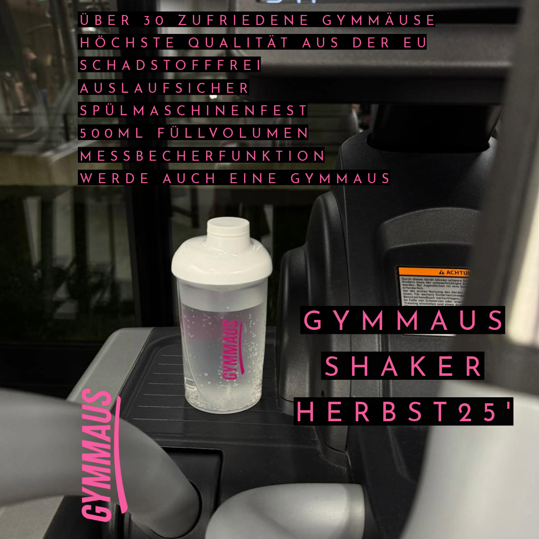 GM Proteinshaker "White/Pink"